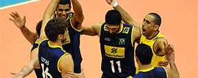 Brasil bate Finl�ndia e ganha a primeira na Liga Mundial (FIVB)