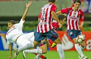 Imagens do primeiro confronto entre Inter x Chivas, no est�dio Omnilife. no M�xico