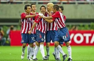 Imagens do primeiro confronto entre Inter x Chivas, no est�dio Omnilife. no M�xico