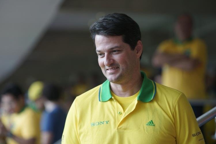 Marcelo Serrado no Estdio Nacional