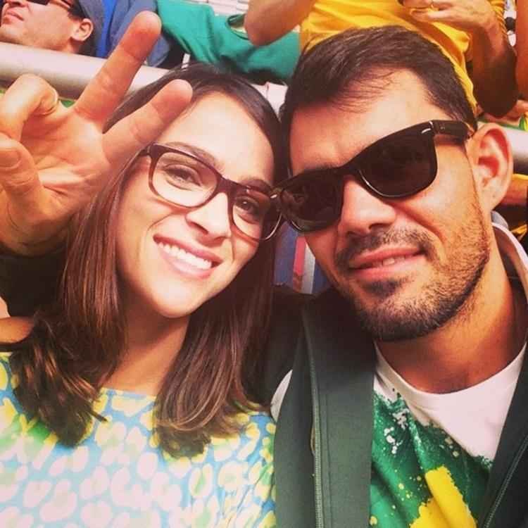 Juliano Cazarr e a esposa Letcia Bastos