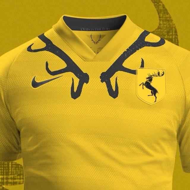Detalhe do uniforme dos Baratheon