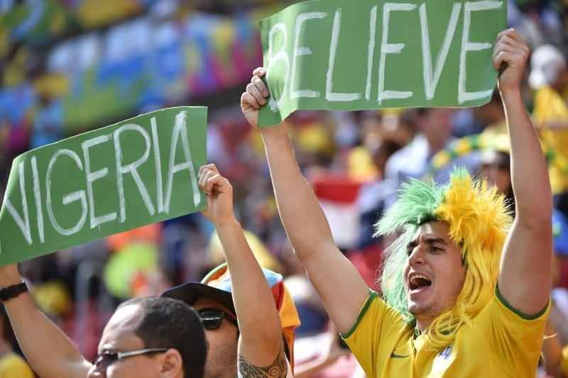 Brasileiros acreditam na vitria da Nigria