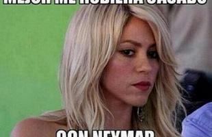 Em meme, Shakira diz que teria sido melhor casar com Neymar