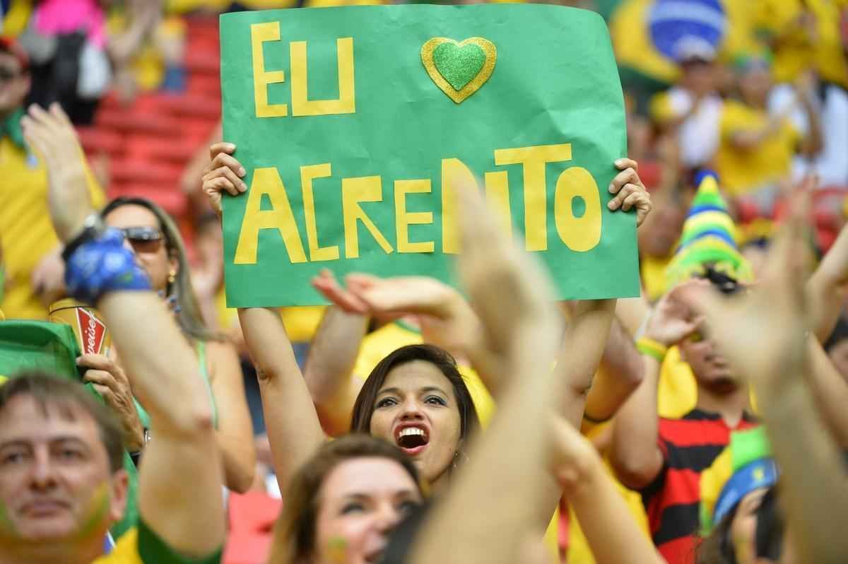 Cartaz para motivar a Seleo