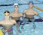 Nadadores apostam em treino duplo para render em competies