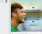 Pai de Neymar posta mensagem em apoio ao filho