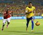 Com um a mais, Brasil vence na reestreia de Dunga com golao de Neymar